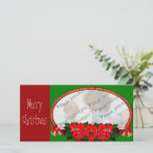Kerst Fotokaart Feestdagenkaart (Staand voorkant)