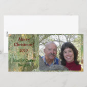 Kerst fotokaart feestdagenkaart (Voorkant / Achterkant)