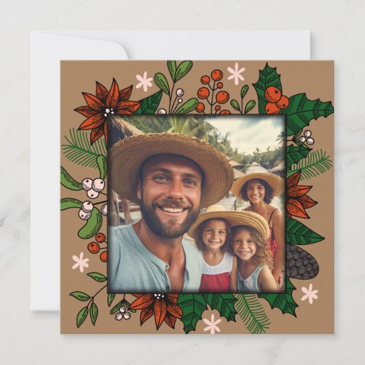 Kerst fotolijst kerstkaart (Voorkant)