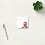 Kerst Franse Bulldog notities Post-it® Notes (Kantoor)