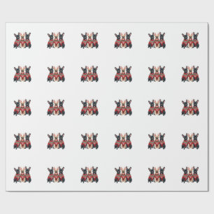 Kerst Franse Bulldog Xmas Franse Bulldog Hond Cadeaupapier