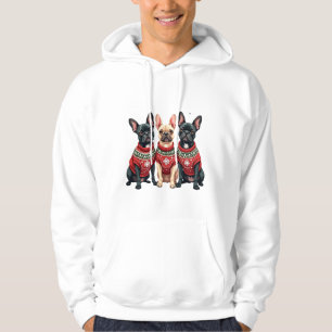 Kerst Franse Bulldog Xmas Franse Bulldog Hond Hoodie