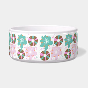 Kerst Frost Donuts Roze Doodles Voerbakje