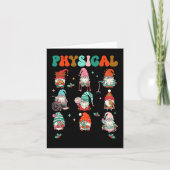 Kerst Fysieke Therapie Kerst Gnome Physica Kaart (Voorkant)