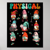 Kerst Fysieke Therapie Kerst Gnome Physica Poster (Voorkant)