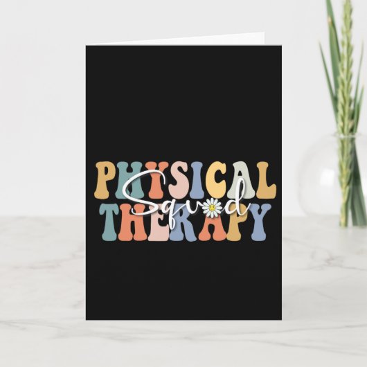 Kerst Fysieke Therapie Pt-team Pediatrische Therap Kaart (Voorkant)