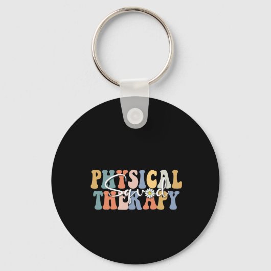 Kerst Fysieke Therapie Pt-team Pediatrische Therap Sleutelhanger (Voorkant)