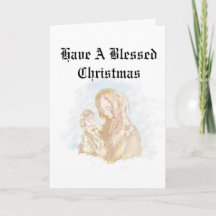 Kerst G kaart : Gezegende Kerstmis