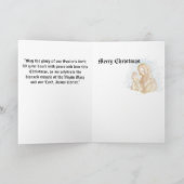 Kerst G kaart : Gezegende Kerstmis (Binnen)