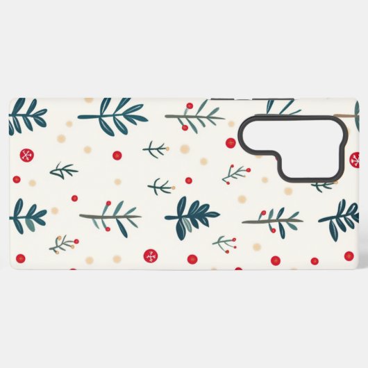 Kerst Galaxy Telefoonhoes Samsung Galaxy Hoesje (Achterkant horizontaal)