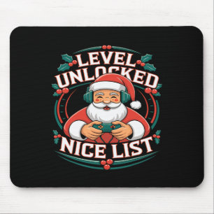 Kerst Gamer Boys Leuke Lijst Videogame Santa XM Muismat