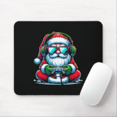 Kerst Gamer Boys Videogame Kerstman Muismat (Met muis)