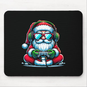 Kerst Gamer Boys Videogame Kerstman Muismat