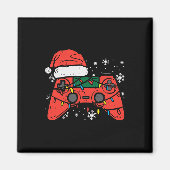 Kerst Gamer Controller Xmas Boys Kinder Jeugd Me Magneet (Voorkant)