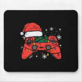 Kerst Gamer Controller Xmas Boys Kinder Jeugd Me Muismat (Voorkant)