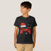 Kerst Gamer Controller Xmas Boys Kinder Jeugd Me T-shirt (Voorkant volledig)