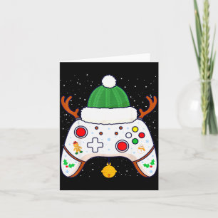Kerst Gamer Videospel Controller Gamepad Kaart