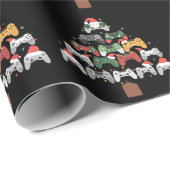 Kerst Gaming Tree Gamers Gamer Xmas Gifts Cadeaupapier (Rol Hoek)