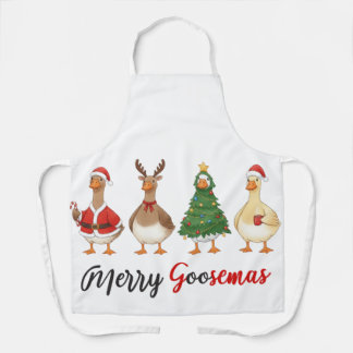 Kerst Ganzenmas Schort