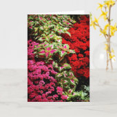 Kerst Garden Elegantie Kaart (Gele Bloem)