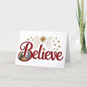 Kerst garen haken (namaak, geen echt garen) feestdagen kaart