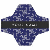 Kerst Garland, Blauw, Jouw naam, Personaliseer Voetbal (Enkel)