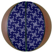 Kerst Garland Blauw, Kerstdecoratie, Kerstmis Basketbal (Verticaal)