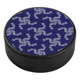 Kerst Garland Blauw, Kerstdecoratie, Kerstmis Hockey Puck