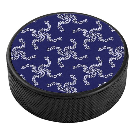 Kerst Garland Blauw, Kerstdecoratie, Kerstmis Hockey Puck (3/4)