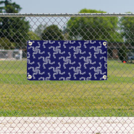 Kerst Garland Blauw, Kerstdecoratie, Kerstmis Spandoek