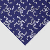 Kerst Garland Blauw, Kerstdecoratie, Kerstmis Tissuepapier (Detail)