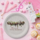 Kerst Garland en Shooting Stars Koesteren de Papieren Bordje (Feest)