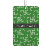 Kerst Garland, Groen, Jouw naam, Personaliseren Luchtverfrisser (Achterkant)