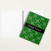 Kerst Garland, Groen, Jouw naam, Personaliseren Planner (Display)