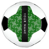 Kerst Garland, Groen, Jouw naam, Personaliseren Voetbal (Gedraaid)