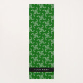 Kerst Garland, Groen, Jouw naam, Personaliseren Yogamat (Achterkant)