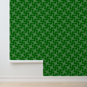 Kerst Garland Groen, Kerstdecoratie Behang