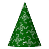 Kerst Garland Groen, Kerstdecoratie Feesthoedjes (Links)