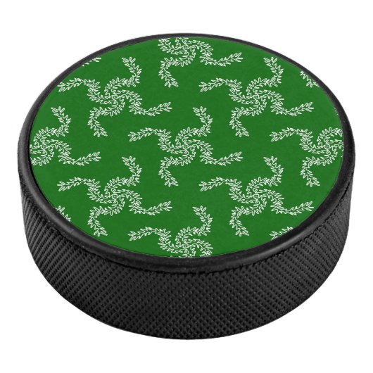 Kerst Garland Groen, Kerstdecoratie Hockey Puck (3/4)