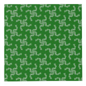 Kerst Garland Groen, Kerstdecoratie Kubus (Rechts)