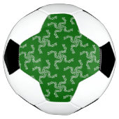Kerst Garland Groen, Kerstdecoratie Voetbal (Gedraaid)