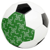 Kerst Garland Groen, Kerstdecoratie Voetbal (Drie kwart)