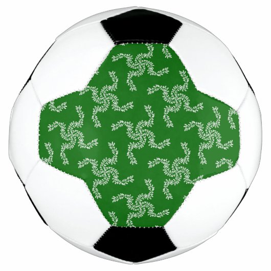 Kerst Garland Groen, Kerstdecoratie Voetbal (Voorkant)