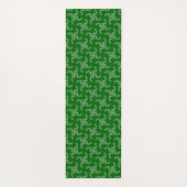 Kerst Garland Groen, Kerstdecoratie Yogamat (Achterkant)