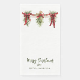 Kerst Garland Papieren Gast Handdoeken Servet