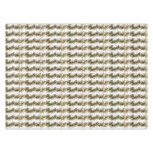 Kerst Garland Pine Cones Pine Branches Goud Tafelkleed (Voorkant (Horizontaal))