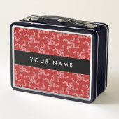 Kerst Garland, Rood, Jouw naam, Personaliseren (Achterkant)