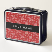 Kerst Garland, Rood, Jouw naam, Personaliseren (Voorkant)