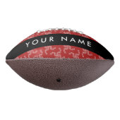 Kerst Garland, Rood, Jouw naam, Personaliseren American Football (Gedraaid 270)