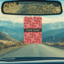 Kerst Garland, Rood, Jouw naam, Personaliseren